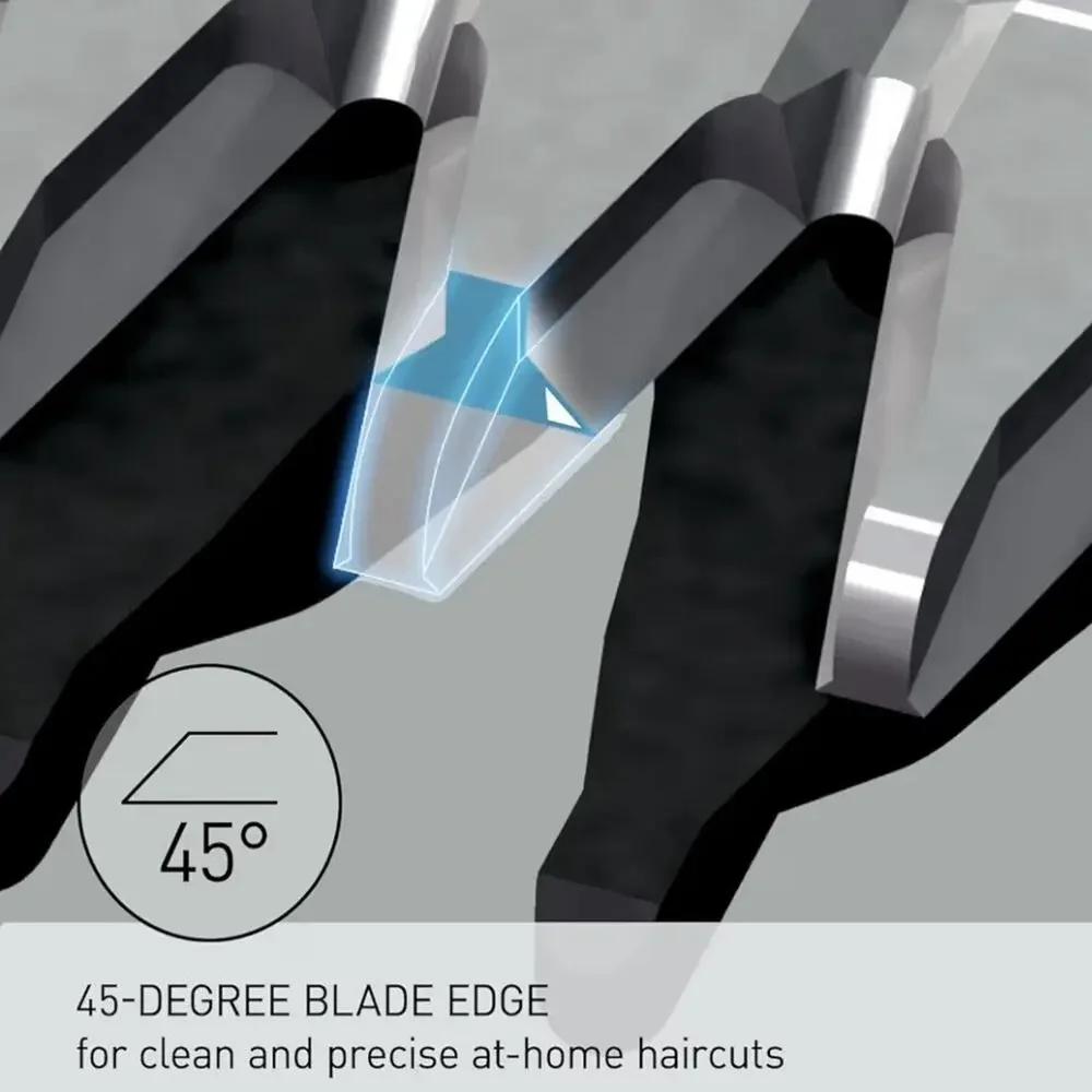 Panasonic ER-GC63-H Hair Clippers Corded/Cordless 2 Attachments - Silver